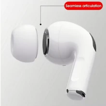 3 Pairs Silicone Earplugs, Suitable For IrPods Pro/IrPods Pro 2, With Noise Cancelling Holes For Easy Carrying And Replacement, Anti Slip Soft Silicone, Suitable For IrPods Pro Earplug Replacement - White S+M+L - View 8