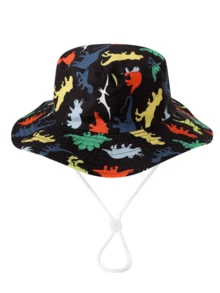 Kids Bucket Hat, Cute Football Cartoon Pattern Sun Hat, Fashionable Beach Hat For Spring/Summer - 1PC - View 20