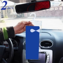 2/4 Pcs Disabled Parking Sign Bracket, Ultra-Transparent Disabled Parking Permit Sign Protective Bracket Cover With Large Hook Protective Bag - Multicolor - View 3