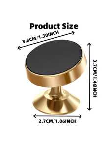 Super Strong Magnetic Phone Holder For Car – 360° Rotating Universal Mount With Metal Base For Air Vent – Compatible With IPhone, Smartphones - A - View 5