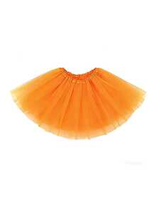 1pc 4-Layer Tulle Tutu Skirt, Princess Puff Skirt For Cosplay, Birthday Party