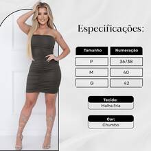 Sexy Strapless Ruched Front Bodycon Short Dress - 深灰色 - 查看 3