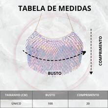 Women's Top With Feathers, Sequins, Knot, Bare Back / Backless, Chain, Carnival, New Year's Eve, Beach, Holidays, Stage And Concert, Summer - 紫丁香 - 查看 3