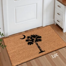 1 szt. Dywan z nadrukiem w kształcie drzewa kokosowego, mata z imitacji wełny – bardzo chłonna, łatwa do czyszczenia, odpowiednia do wystroju wnętrz, do domu, na farmę, do przedpokoju, do wnętrz, do kuchni, jadalni, małego biura/biura domowego, do zlewu, pralni, wycieraczki, maty kuchennej, maty antypoślizgowej - Wielokolorowe - Zobacz 15
