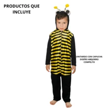 LA CASA ENCANTADA Unisex Child Spring  Bee Wasp Costume - Black - View 4