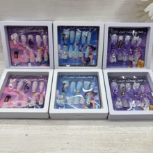 Mattel K-POP Demon Hunter Nail Stickers - Full Set Of Shiny Fake Nails, Cute Anime Design, Easy DIY Nail Stickers For Women And Girls (Demon Hunter Series), Valentine's Day Gift - Multicolor - View 9