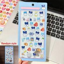 1张Takuma Gezi 3D亚克力贴纸，学生装饰贴纸，透明水晶贴纸，相机图案，情人节礼物，新年礼物，随机款式 - 彩色 - 查看 10