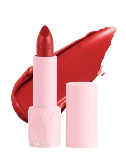 Kylie Cosmetics Creme Lipstick 413 Pomegrenate Makeup 0.12oz/3.5g Hydrating, Moisturizing Girlfriend Wife Mother Friend Birthday Graduation Party Travel Camping Outdoors School Campus Trip Festivals Anniversary Office Winter Christmas Special Occasions, Party