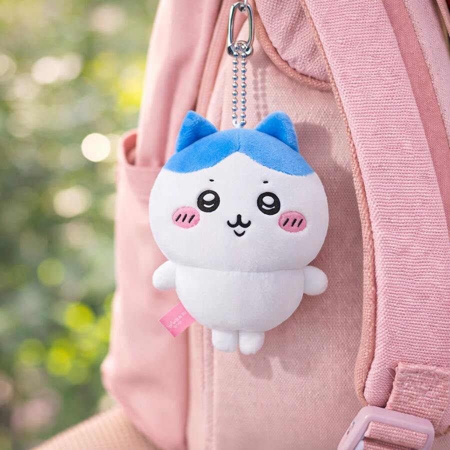 Cute Cartoon Doll Plush Toy Hachiware Collection Doll Festival Gift Plush Backpack Keychain - Blue - View 1