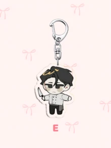 1个亚克力死神钥匙扣，罗迪/文森特/玛丽安动漫亚克力包包挂饰，辣妹风，吸血鬼饰品，锐舞派对礼物。日常包包配饰，包包挂饰，挂绳，钥匙扣。非常适合送给男朋友、女朋友、家人、医生、护士，也可作为派对礼物、手机装饰等等。 - 彩色 - 查看 11