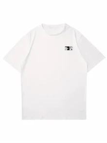 Too Love T-Shirt, Unisex Men's And Women's Blouse, 100% Cotton, Premium Top Streetwear, New Release, Immediate Shipping, Various Colors!! - 白色 - 查看 2