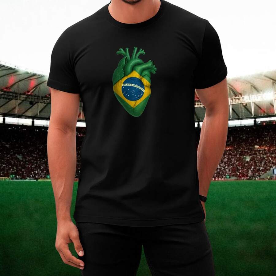 Brazil T-Shirt - New Release - Negro - Ver 1