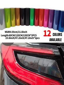 30x120cm Car Headlight Protective Film - Hexagonal Clear Anti-Scratch Auto Light Sticker Universal Fit Scratch Resistant Headlight Cover - A - View 7