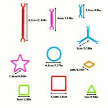 100pcs/200pcs/300pcs/400pcs Magic Wand Building Block Set, Educational Early Learning Magic Wand Creative Puzzle Educational Toy, DIY Geometric Assembly Kit Unleash Children's Imagination And Creativity, Children's Creative Learning Toy, Holiday, Birthday Gift, Halloween/Christmas Gift, Random Color - Multicolor - View 5