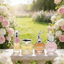 Set de Perfumes para Mujer 4 Piezas|Fragancia Floral Frutal Fresca|Mini Perfumes Portátiles|Regalo Ideal y Romántico para San Valentín, Reyes y Cumpleaños - Múltiples aromas - Ver 9