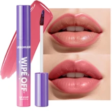 Lip Stain Face Mask, Wipe-Off Lip Tint, Waterproof, Non-Smudge, High Color Payoff, Long-Lasting Lip Tint Peel-Off Makeup, Matte Finish, All-Day Wear - 6 màu - Xem 14