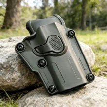 1pc Outdoor Hunting Right Hand Protective Holster, PP Material, Universal Fit With Quick Release Function, Suitable For G17, P320, 1911 And Other Models, 4 Colors Available: Transparent, Military Green, Black, Sand - Multicolor - View 16