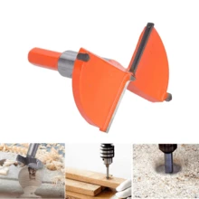 Escariador broca carpintería 16-60mm, carburo cementado, alta dureza y precisión, diseño proceso excelente para taladrado rápido, perforación limpia, evacuación rápida virutas, se guro y ahorra esfuerzo. Apto para maderas diversas (cajones, clavos puertas). Utilizable en taladros de prensa, pistola, banco, verticales, eléctricos manuales/de sobremesa. Diseño cabeza curva arco facilita eliminación virutas y aumenta eficiencia. - Naranja Coral - Ver 6