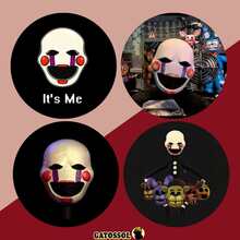 KIT With 4 FNAF Buttons - Buttons Buttons 4.5CM Brooch Anime GAME - Otaku Nerd Geek Button - Button - Button - Brooches - Button - Buttons - Butom - Botoms - Pin - Pins - Button - Bottom - Button Buttons - KIT 15 - View 1