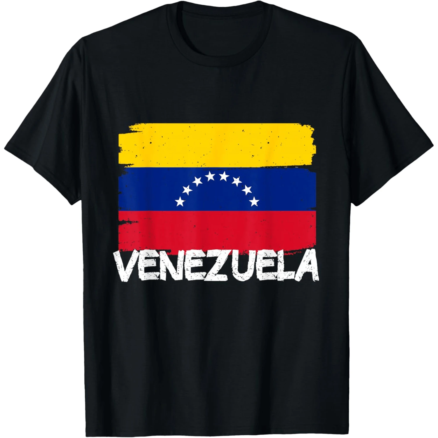 Cool VenezuelaS Flag T-Shirt - 黑色3 - 查看 1