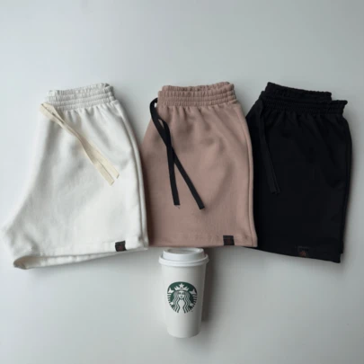 kit 3 short feminino bermuda feminina short moletinho pecas no moletom básico para seus dias shortinho confortavel