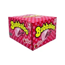 Ricolino Bubbalo Sabor Fresa Strawberry Flavored Gum 47 Pieces Mexican Candy Dulces Mexicanos Sweet Chewy Snack Bonbon Juicy - Strawberry - 查看 1