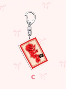 1个亚克力死神钥匙扣，罗迪/文森特/玛丽安动漫亚克力包包挂饰，辣妹风，吸血鬼饰品，锐舞派对礼物。日常包包配饰，包包挂饰，挂绳，钥匙扣。非常适合送给男朋友、女朋友、家人、医生、护士，也可作为派对礼物、手机装饰等等。 - 彩色 - 查看 16