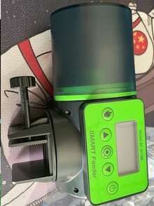 Automatic Fish Feeder With Intelligent Timing, Suitable For Open Fish Tanks Or Tanks With Fixed Edges, Applicable For Fish Aquarium Feeding, Suitable For Pets: Aquarium, Fish Feeder - Multicolor - View 11