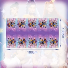 K-POP  Party Supplies Set - Includes 96 Pcs Disposable Tableware, With Banner, Tablecloth, 9-Inch And 7-Inch Plates, Cups, Cutlery And Napkins, Anime-Themed - Multicolor - View 9