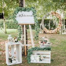 12pcs Eucalyptus Wreath, Artificial Green Plant Wreath, Fake Eucalyptus Leaf Garland, Suitable For Bedroom Wall Decor, Wedding Party Room Decoration, Can Be Used For Bedroom, Wall Decor, Birthday, Wedding, Wreath Decoration, Valentine's Day, Graduation Gift And Other Occasions. - Multicolor - View 4