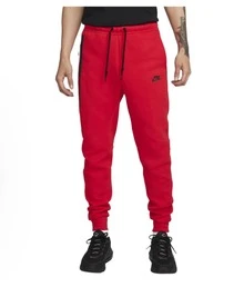 Nike Unisex Tech-Inspired Zip Hoodie & Jogger, Slim Fit Tapered Tracksuit With Cozy Lining, No Shrinkage, Effortless Streetwear Graphic Outerwear For Men & Women Hoodi Sweatpants - Quần nỉ đỏ - Xem 7