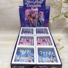 Mattel K-POP Demon Hunter Nail Stickers - Full Set Of Shiny Fake Nails, Cute Anime Design, Easy DIY Nail Stickers For Women And Girls (Demon Hunter Series), Valentine's Day Gift - Multicolor - View 8