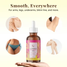 Natural Permanent Hair Reduction Oil - Caramela Beauty With Cyperus Rotundus Extract | Clinically Tested, Painless At-Home Treatment, Slows & Reduces Regrowth - 淺粉色 - 查看 5