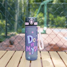 1pc 1000ml/32oz & 750ml/26oz Large Capacity 3D Printed Butterfly & Football Pattern Water Bottle, Straight Drinking Spout, Carry Strap For Convenient Portability, Suitable For Outdoor, Gym, Holiday & Birthday Gifts - Multicolor - View 15