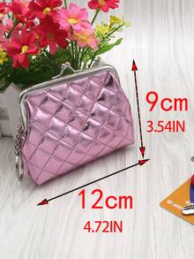 New Women's Wallet; Small Women's PU Coin Purse Key Card Holder Wallet. - Multicolor - View 9