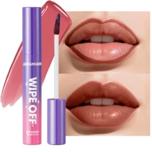 Lip Stain Face Mask, Wipe-Off Lip Tint, Waterproof, Non-Smudge, High Color Payoff, Long-Lasting Lip Tint Peel-Off Makeup, Matte Finish, All-Day Wear - 6 màu - Xem 13