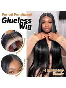 Elegant Women's Long Loose Curly Wig - Glueless, High-Density Fiber, Button Cap, Perfect For Holiday Styles & Party Looks - Natural & Black - View 7