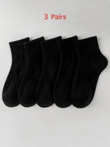 1 Paire/3 Paires/6 Paires/10 Paires Multi-Pack Chaussettes Courtes pour Femmes Toutes Saisons, Chaussettes Jacquard Couleur Unie Taille Cintrée Respirantes, Chaussettes Style Rue Personnalisées, Chaussettes Douces Confortables Décontractées Moelleuses, Noir & Blanc Convient pour Sorties Quotidiennes, Maison, Bureau, Campus, Sports Chaussettes Courtes pour Femmes - Multicolore - Voir 11