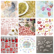 1 conjunto/1 unidade de confete de papel em formato de estrela de cinco pontas com glitter para decoração de festas de aniversário. Ideal para bolos de aniversário, casamentos, aniversários de casamento, decoração de ambientes, festas em geral, jogos de mesa em casamentos e ocasiões de primavera (Páscoa). - Ouro - Ver 11