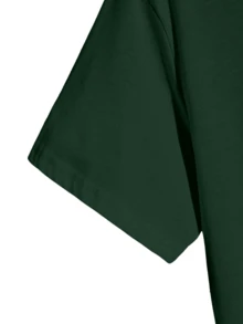 Set Of 5 Plain Basic Comfortable T-Shirts For Everyday Wear, Various Colors, Versatile, 100% Cotton 30.1 Streetwear!! Men's Basic Premium Casual Spring Summer - 紫-綠-淺藍-粉-紅 - 查看 8