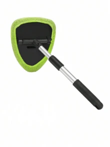 Car Glass Cleaning Tool, Window Cleaner With Reusable Washable Microfiber Pads And Extendable Handle, Suitable For Cars, Trucks, SUVs, RVs And Home Use (5 Pads/3 Pads/1 Pad) - one-size - View 17