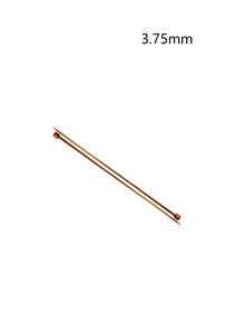 35cm單頭針編織針套裝/碳化竹針（2pcs）2.0mm-2.25mm-2.5mm-2.75mm-3.0mm-3.25mm-3.5mm-3.75mm-4.0mm-4.5mm-5.0mm-5.5mm-6.0mm-6.5mm-7.0mm-8.0mm-9.0mm-10.0mm - 卡其色 - 查看 11