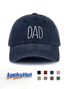 两件套“妈妈&爸爸”刺绣水洗棒球帽，情人节送给他/她的礼物，经典休闲时尚复古款，柔软吸汗带，尺寸可调节，轻便百搭，复古老爹帽，适合户外运动、日常佩戴、派对、度假、海滩等场合，是送给家人和朋友的完美礼物。