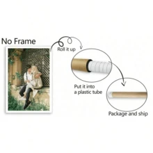 1pc Customized Newspaper Poster, Personalized Wedding Newspaper Photo & Text Wall Art Print, Newlywed Times Newspaper, Wedding Party Announcement, Wedding Gazette, Ideal For Weddings And Special Occasions - Multicolor - View 8