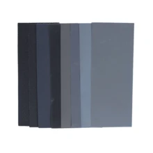 Papel de lija agua/seco 14pcs, para pulir madera/metal, granos 120#-3000#, uso dual húmedo/seco, efecto lijado excelente, aplicación amplia, material resina premium, duradero y eficiente, tamaño pequeño y peso ligero, fácil almacenar y transportar para trabajo. - Negro - Ver 1