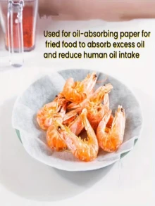 20pcs/50pcs Oil Blotting Paper, Baking Oil Absorbing Sheets, High Temperature Resistant Non-Woven Fabric, Kitchen Oil Absorbing Paper - White Grease Filter, Suitable For Soup, Fried Food And Frying - Easy To Clean, Absorbent, Great For Removing Grease From Pots And Pans, Kitchen Essentials | Modern Kitchen Supplies | Paper, Grease Removal Tool | Kitchen Roll Paper, Kitchen Tools And Utensils, With Sugar Lid Bowl, Hanging Food Storage Sealing Paper, Plastic Oil Beads, Cooking Necessities - Multicolor - View 9
