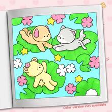 32 Páginas - 170g, Livro de Colorir Telescópio Céu Estrelado Fofo, Livro de Papel de Fácil Preenchimento, Estilo Céu Estrelado Adorável, Elementos de Telescópio de Estimação, Esquema de Cores Branco e Azul, Com Detalhes de Constelação, Desenho Relaxante, Adequado para Papelaria, Material Escolar, Presente Perfeito para Meninas, Temporada de Casamento, Dia das Mães - Sonhos do Zodíaco - Visão 7