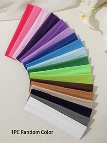 18件装女士多色运动弹力吸汗头带瑜伽跑步发饰头巾发带，适合上学、大学、秋冬季节，可作发带、蝴蝶结发箍、度假装扮，女士优雅围巾，柔软头巾