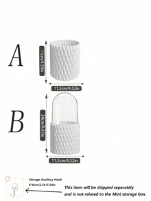 360°旋转化妆刷收纳盒，桌面口红、眉笔、护肤品收纳盒，旋转化妆品整理盒，多功能梳妆台化妆品收纳盒，桌面笔筒及美妆工具收纳盒，创意化妆品收纳盒，送给妈妈、爸爸、男士、朋友、老师的礼物，生日、婚礼、办公桌、置物架、配件、礼盒、趣味礼物、收纳、化妆刷收纳盒、圣诞礼物、万圣节礼物、化妆间装饰 - 彩色 - 查看 12