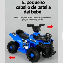 Tohifer Vehículo Eléctrico Batería Recargable Azul - Azul - Ver 2